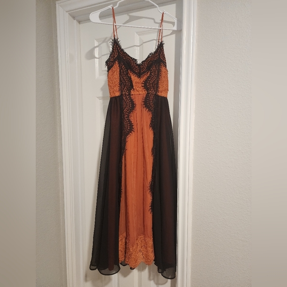 let me be printed boho midi dress Let Me Be Boho Midi Dress